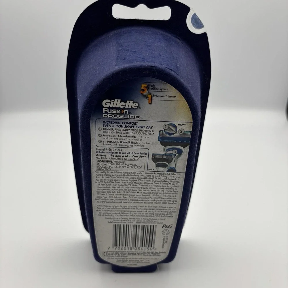 Gillette Fusion Proglide Power‎ Razor Blade. 1 Razor, 1 Cartridge. Brand New.